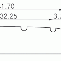 Parts Planet NB426 BK Capotasto per basso 4 corde tipo Jackson - Nero