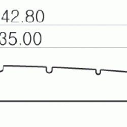 Parts Planet NE433 WH Capotasto per chitarra elettrica tipo Fender - Bianco