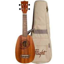 Flight NUP310 Pineapple Ukulele - 
Sapele w/Bag Flight NUP310 Pineapple Ukulele - 
Sapele w/Bag