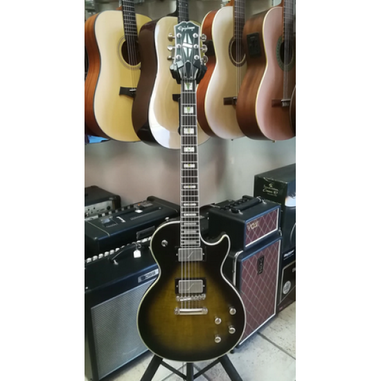Epiphone Les Paul Prophecy Olive Tiger Aged 2nd - SOLD! Epiphone Les Paul Prophecy Olive Tiger Aged 2nd - SOLD!