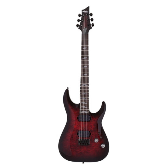 Schecter OMEN ELITE 6 Black Cherry Burst