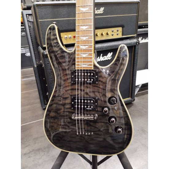 Schecter OMEN Extreme 6 See-Thru Black 2nd