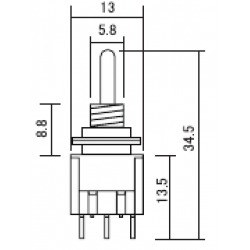 Hosco
 ONONB Selettore mini 2 posiz. ON-ON - Nero - Hosco
 ONONB Selettore mini 2 posiz. ON-ON - Nero -