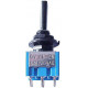 Hosco ONONONB Selettore mini 3 posiz. ON-ON-ON - Nero - Hosco ONONONB Selettore mini 3 posiz. ON-ON-ON - Nero -