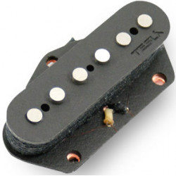 Tesla OPUS-TE B BK  Pick Up Hand Wound Single Coil Alnico5 per chit. elettr. tipo Tele Ponte - Nero Tesla OPUS-TE B BK  Pick Up Hand Wound Single Coil Alnico5 per chit. elettr. tipo Tele Ponte - Nero