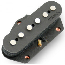 Tesla OPUS-TE B BK  Pick Up Hand Wound Single Coil Alnico5 per chit. elettr. tipo Tele Ponte - Nero Tesla OPUS-TE B BK  Pick Up Hand Wound Single Coil Alnico5 per chit. elettr. tipo Tele Ponte - Nero