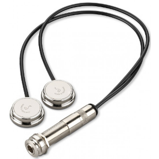 Schaller OYSTER DS Doppio pick up per chitarra acustica montaggio interno con presa jack - Schaller OYSTER DS Doppio pick up per chitarra acustica montaggio interno con presa jack -