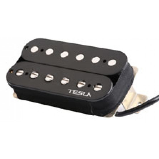 Tesla OPUS1BBLK Humbucker Alnico5 per chit. elettr. - Ponte - Nero scoperto