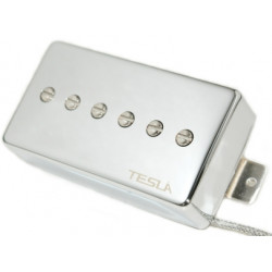 Tesla OPUS2BCR Pick Up Single Coil forma Humbucker Alnico5 per chit. elettr. - Ponte - Cromato -