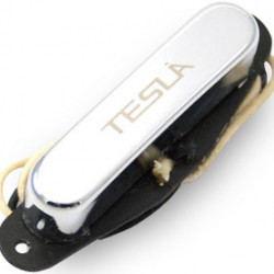 Tesla OPUS-TE N CR Pick Up Hand Wound Single Coil Alnico5 per chit. elettr. tipo Tele Manico - Cromato Tesla OPUS-TE N CR Pick Up Hand Wound Single Coil Alnico5 per chit. elettr. tipo Tele Manico - Cromato