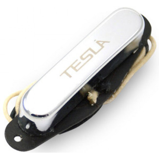 Tesla OPUS-TE N CR Pick Up Hand Wound Single Coil Alnico5 per chit. elettr. tipo Tele Manico - Cromato Tesla OPUS-TE N CR Pick Up Hand Wound Single Coil Alnico5 per chit. elettr. tipo Tele Manico - Cromato