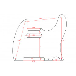 All Parts
 PG-0560-023 Battipenna tipo Tele® - 5 fori - Nero 1 strato All Parts
 PG-0560-023 Battipenna tipo Tele® - 5 fori - Nero 1 strato
