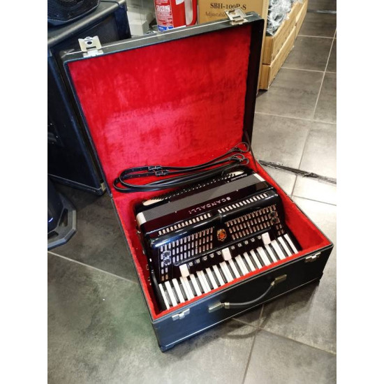 Scandalli Polifonico XIVT Fisarmonica 120 bassi elettrificata - Made in Italy 2nd