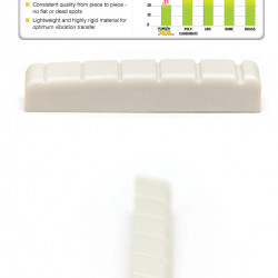 TUSQ XL
 PQL-6643-00 Capotasto per chit. elettrica Tipo PRS/Ibanez - TUSQ XL
 PQL-6643-00 Capotasto per chit. elettrica Tipo PRS/Ibanez -