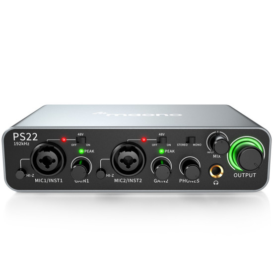 MAONO PS22 INTERFACCIA AUDIO MAONO PS22 INTERFACCIA AUDIO