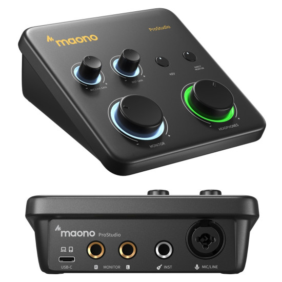 MAONO PS22 Lite Interfaccia audio USB PRO-STUDIO 2x2 MAONO PS22 Lite Interfaccia audio USB PRO-STUDIO 2x2