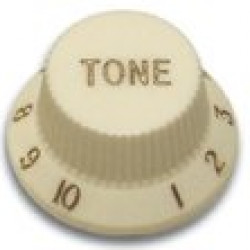 Parts Planet - Manopola in plastica per chitarra tipo Fender - Tone - Avorio