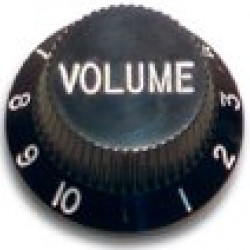 Parts Planet PSV-V-BK - Manopola VOLUME in plastica per chitarra tipo Fender - Nera Parts Planet PSV-V-BK - Manopola VOLUME in plastica per chitarra tipo Fender - Nera
