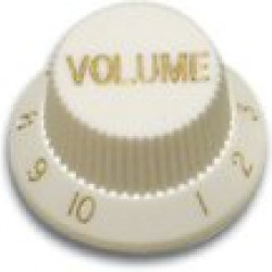 Parts Planet PSV-V-WH - Manopola VOLUME in plastica per chitarra tipo Fender - Bianca Parts Planet PSV-V-WH - Manopola VOLUME in plastica per chitarra tipo Fender - Bianca