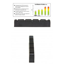 Black Tusq PT-1400-00 Capotasto per basso 5 corde con spaziatura Black Tusq PT-1400-00 Capotasto per basso 5 corde con spaziatura