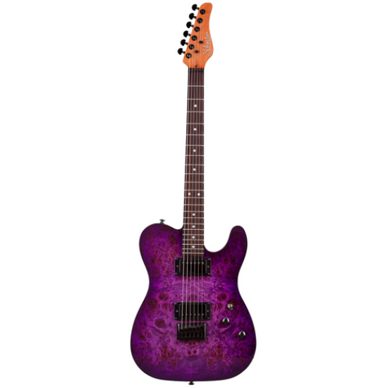 SCHECTER PT STANDARD PURPLE BURST BURL SCHECTER PT STANDARD PURPLE BURST BURL