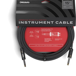 D'Addario PW-AMSK-15 Instrument cable with Kill switch - 4,5 m