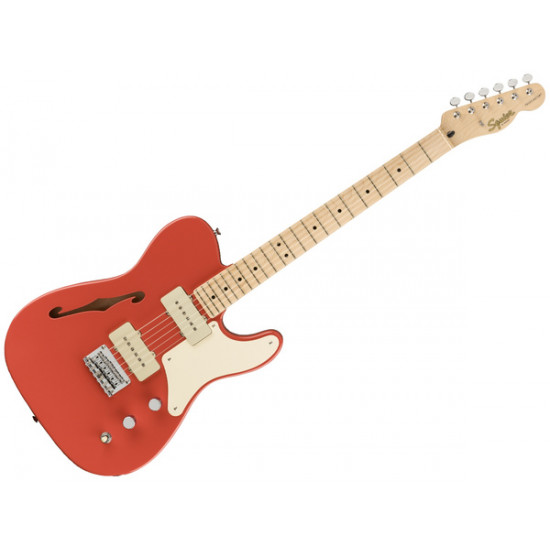 Fender Squier Telecaster Paranormal Thinline Maple Fiesta Red