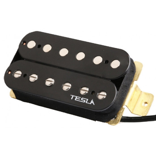 Tesla
 Pick Up Humbucker Alnico5 per chit. elettr. - Manico - Nero scoperto -  PLASMA3NBLK