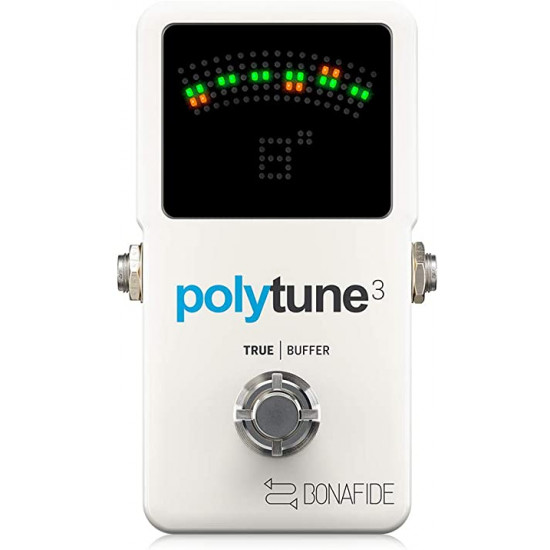 Tc Electronic PolyTune 3 White Accordatore a pedale Tc Electronic PolyTune 3 White Accordatore a pedale