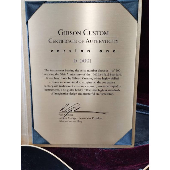 Gibson Custom Shop Les Paul R0 50th Anniversary V1
