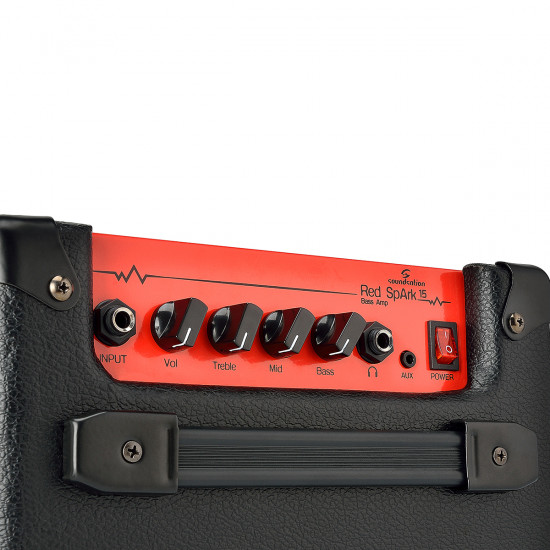 SOUNDSATION RED SPARK-15 COMBO PER BASSO ELETTRICO 15W SOUNDSATION RED SPARK-15 COMBO PER BASSO ELETTRICO 15W