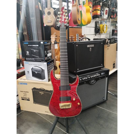 Ibanez RGIX28FEQM Burgundy Wine w/Fishman Fluence Abasi 2nd