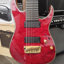 Ibanez RGIX28FEQM Burgundy Wine w/Fishman Fluence Abasi 2nd Ibanez RGIX28FEQM Burgundy Wine w/Fishman Fluence Abasi 2nd
