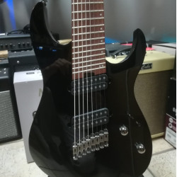 Ibanez RGMS8 Black w/Bag 2nd Chitarra elettrica 8 corde Multiscale - SOLD! Ibanez RGMS8 Black w/Bag 2nd Chitarra elettrica 8 corde Multiscale - SOLD!
