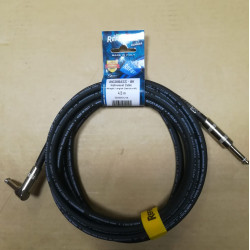 Reference RIC01BASS Black Instrument Cable Jack Jack (Angled) - 4,5 m