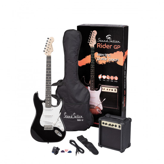 SOUNDSATION RIDER GP BK GUITAR PACK ELETTRICO SOUNDSATION RIDER GP BK GUITAR PACK ELETTRICO