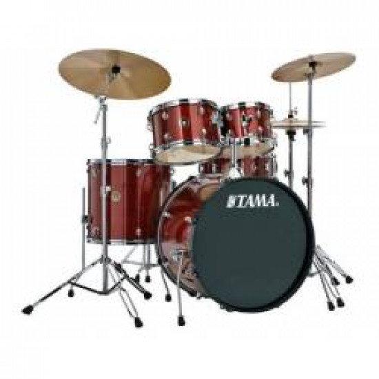 Tama RM52KH6C Rhythm Mate Series Drum Complete Red Stream Tama RM52KH6C Rhythm Mate Series Drum Complete Red Stream
