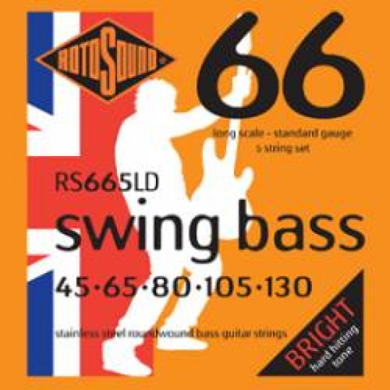 Rotosound RS665LD Electric Bass 5 Strings 45-130 Rotosound RS665LD Electric Bass 5 Strings 45-130