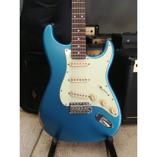 Fender Vintera Road Worn '60 Stratocaster Lake Placid Blue 2nd with Up grade Fender Vintera Road Worn '60 Stratocaster Lake Placid Blue 2nd with Up grade