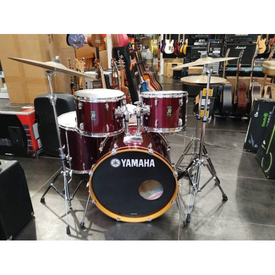 YAMAHA Rydeen Standard 22" Burgundy Glitter 2nd - Batteria completa