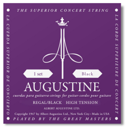 AUGUSTINE REGAL BLACK - Muta chitarra classica - LOW Tension