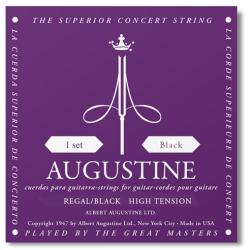 AUGUSTINE REGAL BLACK - Muta chitarra classica - LOW Tension