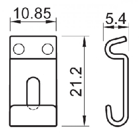 Parts Planet S6110 Set 6 selle Vintage per ponti tremolo tipo Strato - Nickel