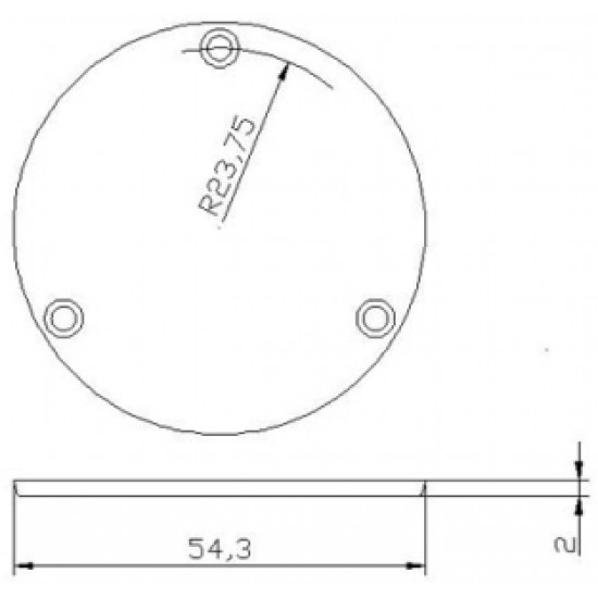 Parts Planet SBC CR - Piastra vano selettore tipo Gibson Les Paul - Crema