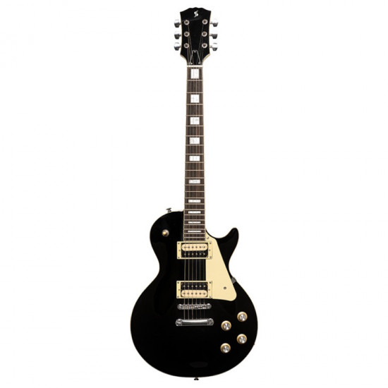 Stagg SEL-STD BLK Chitarra Elettrica Les Paul Style - Black