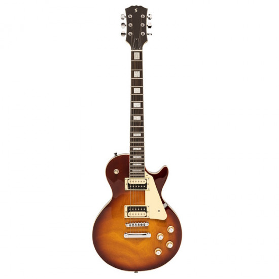 Stagg SEL-STD VSB Chitarra Elettrica Les Paul Style - Vintage Sunburst