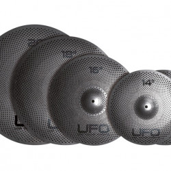 UFO Low Volume Cymbal Set XL- Hi Hat 14 - Carsh 16 - Crash 18 - Ride 20 - con Borsa UFO Low Volume Cymbal Set XL- Hi Hat 14 - Carsh 16 - Crash 18 - Ride 20 - con Borsa
