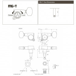 Gotoh Set di Meccaniche Autobloccanti L3+R3 Palettina tipo Ibanez #01 - Cromate - Serie MG-T Gotoh Set di Meccaniche Autobloccanti L3+R3 Palettina tipo Ibanez #01 - Cromate - Serie MG-T