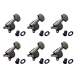 GOTOH SG381-07-CK-L6 SET  MECCANICHE CHITARRA ELETTRICA L6 COSMO-BLACK