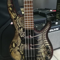 Washburn BB4 Bantam Active Bass Graphic Skin And Bones 2nd - SOLD!